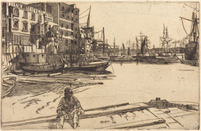 Eagle Wharf von James McNeill Whistler