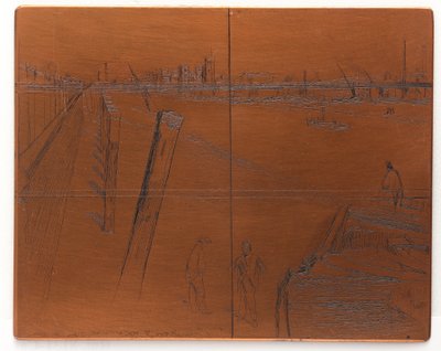 Radierplatte: Millbank von James Abbott McNeill Whistler