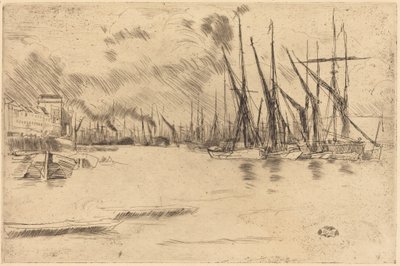 Von Pickle-Herring Stairs von James McNeill Whistler