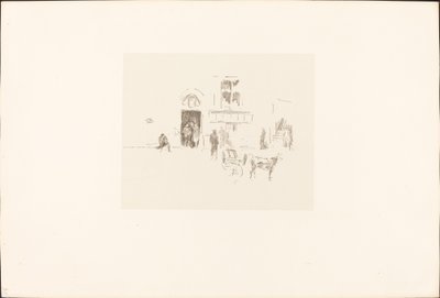 Bühneneingang des Gaiety Theaters von James Abbott McNeill Whistler