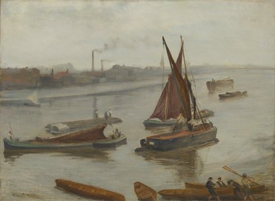 Grau und Silber: Alter Battersea Reach von James McNeill Whistler