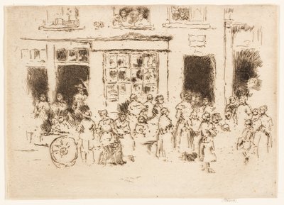 Hauptstraße, Brüssel von James Abbott McNeill Whistler