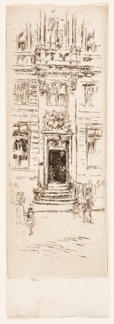 Haus des Schwans, Brüssel von James Abbott McNeill Whistler