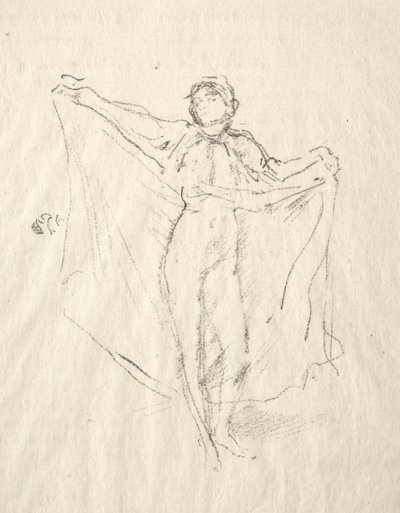 Die Tänzerin - Eine Studie des Aktes von James McNeill Whistler