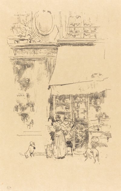 Die Obstverkäuferin der Rue de Grenelle von James Abbott McNeill Whistler