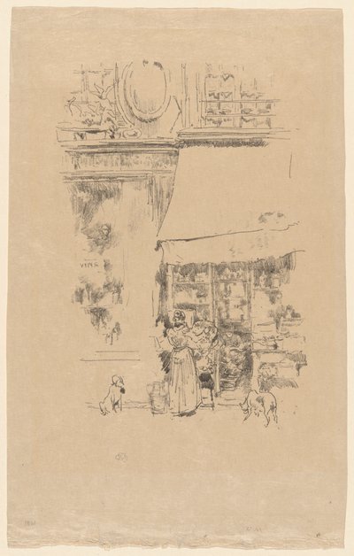 Die Obstverkäuferin der Rue de Grenelle von James Abbott McNeill Whistler