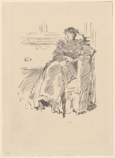 Das rote Kleid von James McNeill Whistler