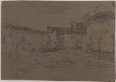 Liverdun. Eine der <em>Twelve Etchings from Nature</em> von James Abbott McNeill Whistler