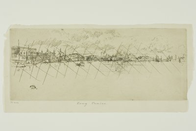 Langes Venedig von James Abbott McNeill Whistler
