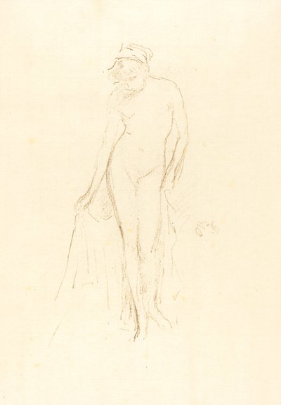 Stehendes Aktmodell von James Abbott McNeill Whistler