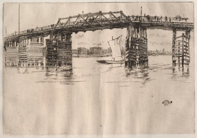 Alte Battersea-Brücke von James McNeill Whistler
