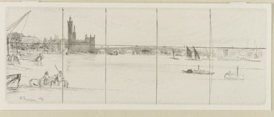 Alte Westminster-Brücke von James Abbott McNeill Whistler