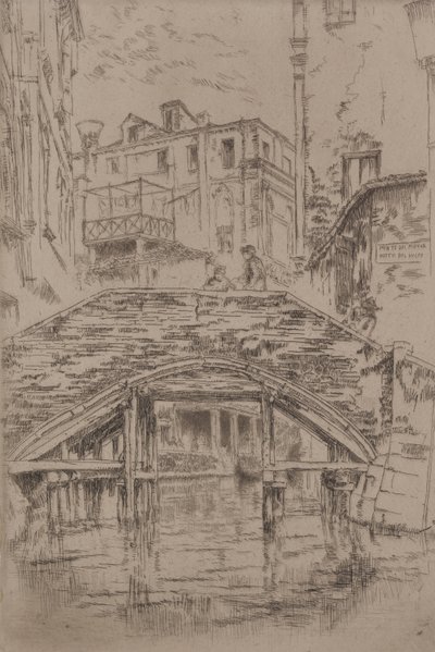 Ponte del Piovan von James McNeill Whistler