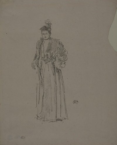 Porträtstudie: Miss Charlotte R. Williams von James Abbott McNeill Whistler