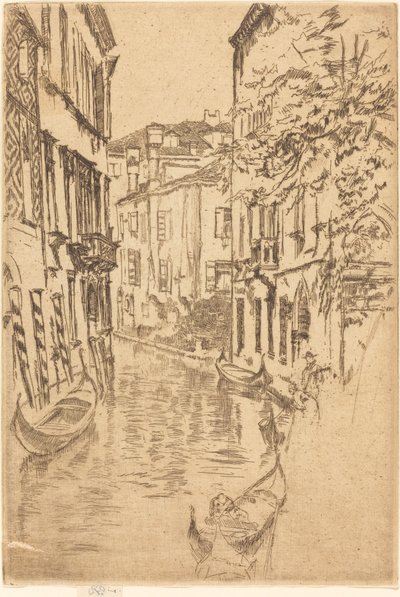 Ruhiger Kanal von James Abbott McNeill Whistler
