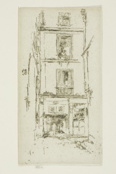 Rue des Bons Enfants, Tours von James McNeill Whistler