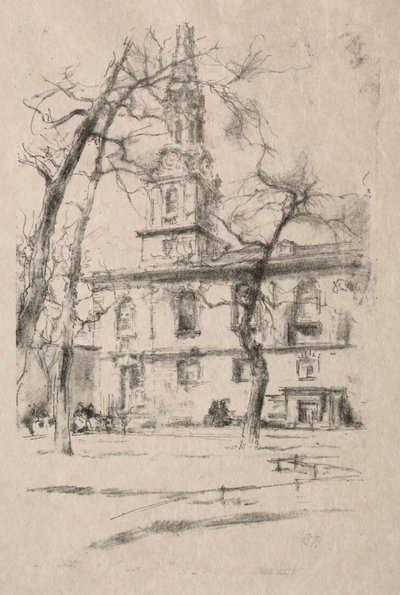 St. Giles-in-the-Fields von James McNeill Whistler