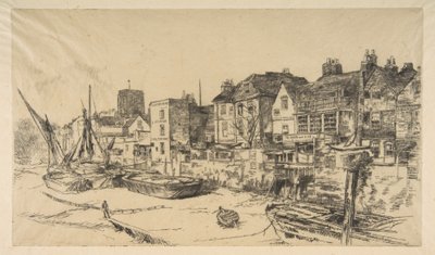 Die "Adam und Eva," Old Chelsea von James McNeill Whistler
