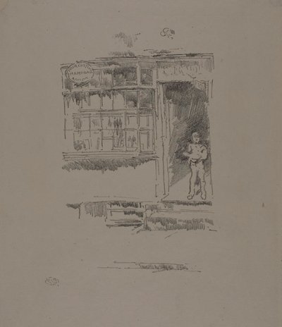 Der Friseurladen in den Stallungen von James McNeill Whistler