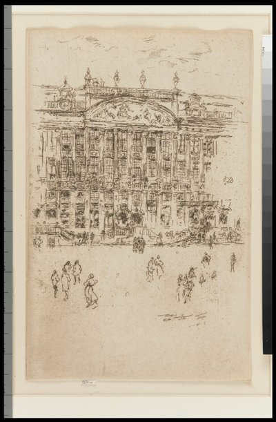 Die Kirche - Brüssel (Anbetung) von James Abbott McNeill Whistler