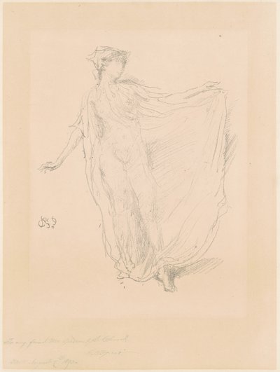 Das tanzende Mädchen von James Abbott McNeill Whistler