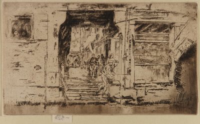 Der Fischladen, Venedig von James Abbott McNeill Whistler