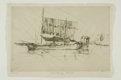 Das Fischerboot von James Abbott McNeill Whistler