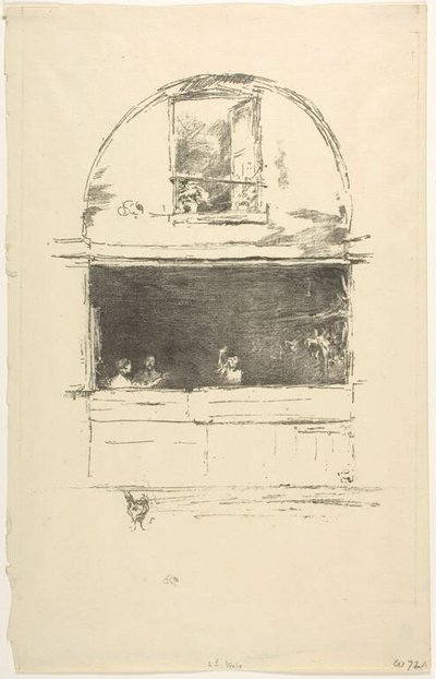 Die Schmiede, Passage du Dragon von James McNeill Whistler