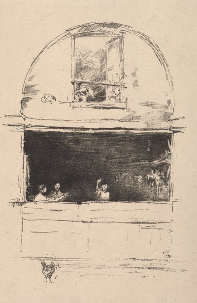 Die Schmiede, Passage du Dragon von James McNeill Whistler