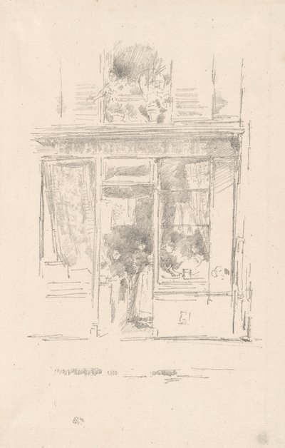 Die Wäscherin: "La Blanchisseuse de la Place Dauphine" von James Abbott McNeill Whistler