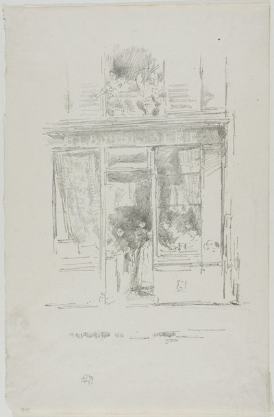 Die Wäscherin: "La Blanchisseuse de la place Dauphine" von James Abbott McNeill Whistler