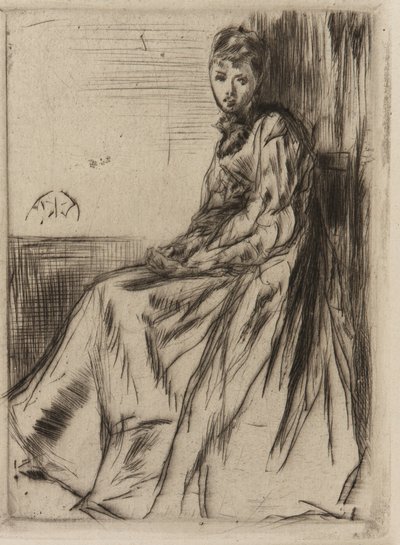 Der Brief (Maud, sitzend) von James Abbott McNeill Whistler