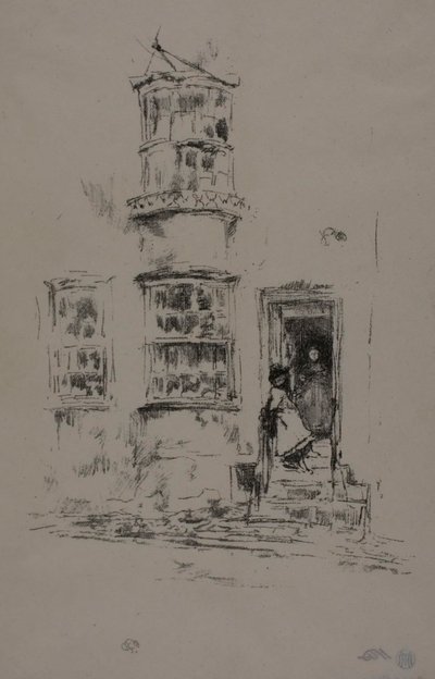 Die kleinen Stufen, Lyme Regis von James Abbott McNeill Whistler