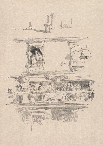 Der lange Balkon von James McNeill Whistler