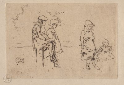 Die Menpes-Kinder von James McNeill Whistler