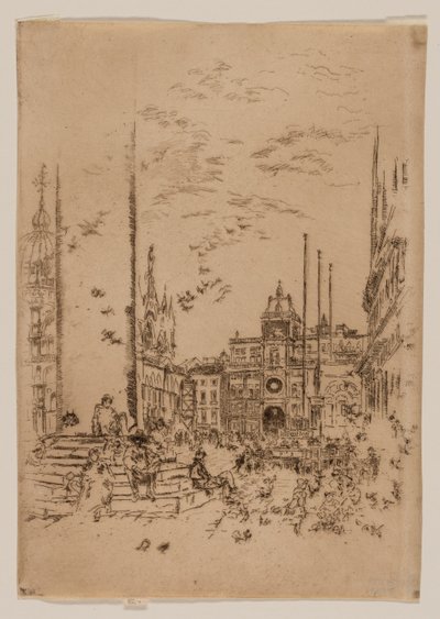 Die Piazzetta von James McNeill Whistler