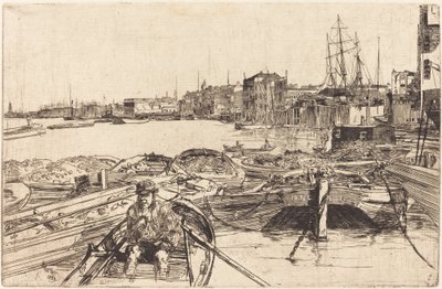 Der Teich von James Abbott McNeill Whistler