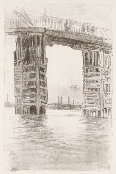 Die hohe Brücke von James McNeill Whistler