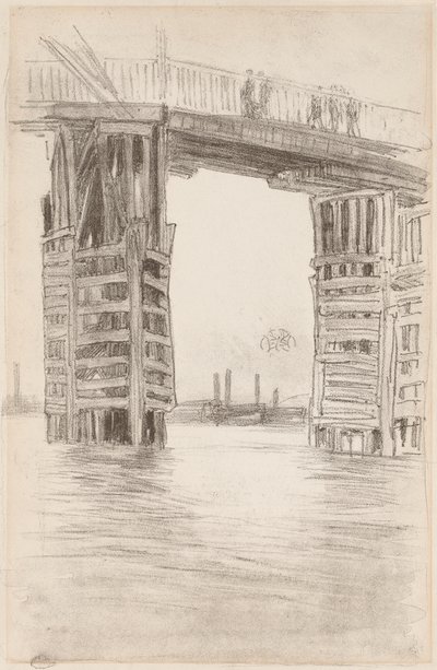 Die Hohe Brücke von James McNeill Whistler
