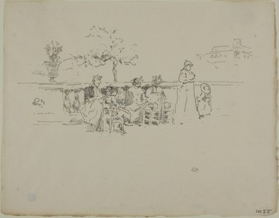 Die Terrasse, Luxemburg von James Abbott McNeill Whistler