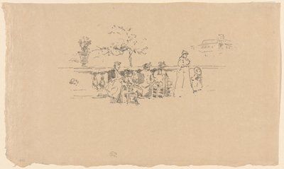 Die Terrasse, Luxemburg von James Abbott McNeill Whistler