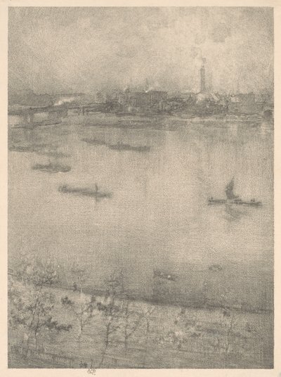 Die Themse von James Abbott McNeill Whistler