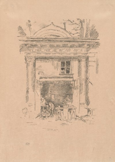 Die Weißschmiede, Impasse des Carmélites von James McNeill Whistler