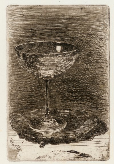Das Weinglas von James Abbott McNeill Whistler