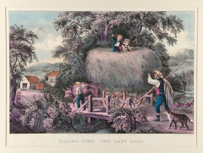 Heuernte. Die letzte Fuhre von James Merritt Ives