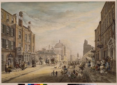 Blick Richtung Hanover Square mit Holles Street, London von James Miller