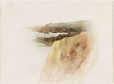 Meereslandschaft: Landzunge und Klippen von James Miller Brown