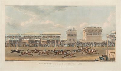 Ascot Heath Rennen um die Goldplatte Seiner Majestät von James Pollard