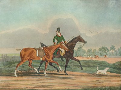 Jäger am Waldrand von James Pollard