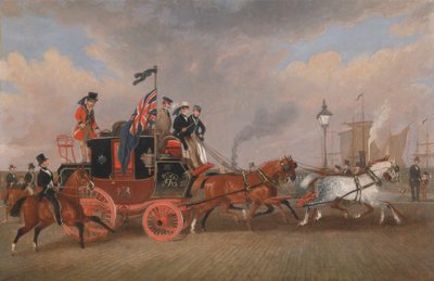 Der letzte Postkutschen in Newcastle upon Tyne von James Pollard